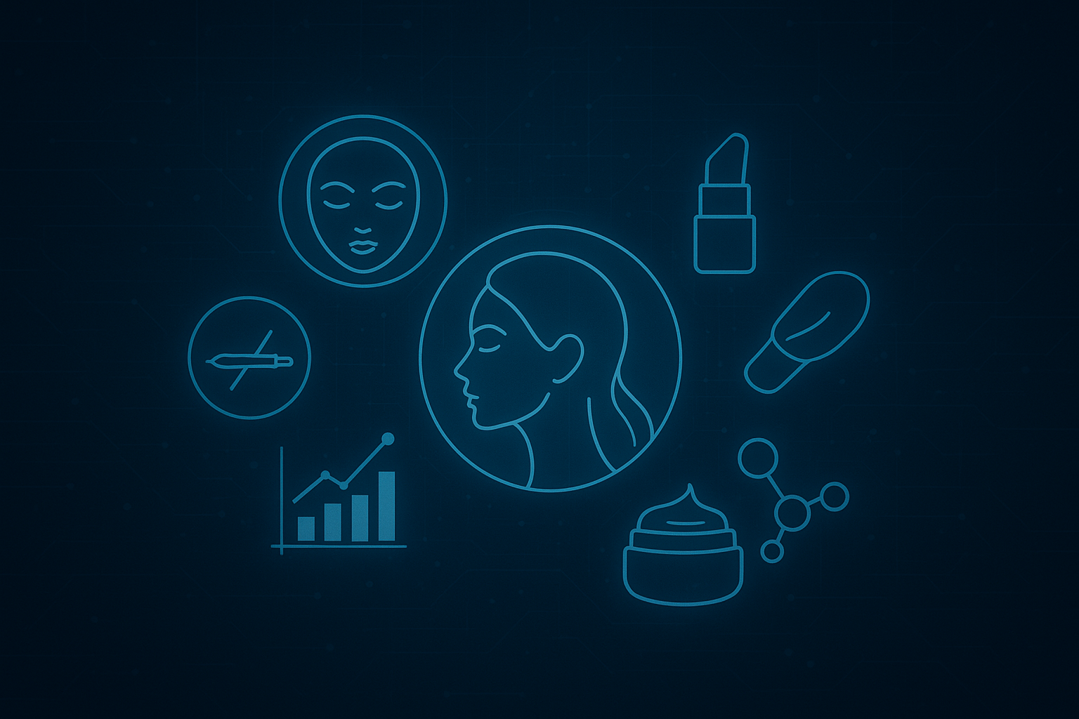 Mulher sorrindo durante tratamento estético facial